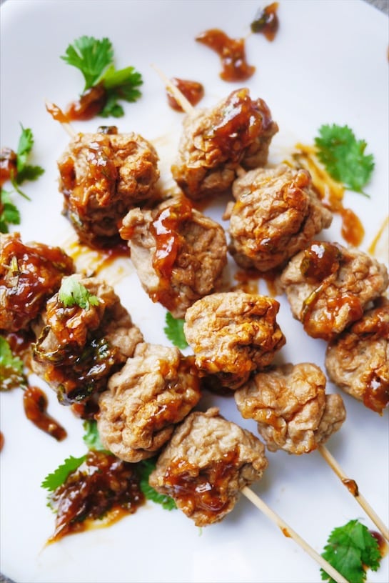 Thai Meatball Street Food Recipe Look Chin Thai Foodie