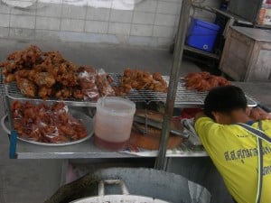 Thai food stall 