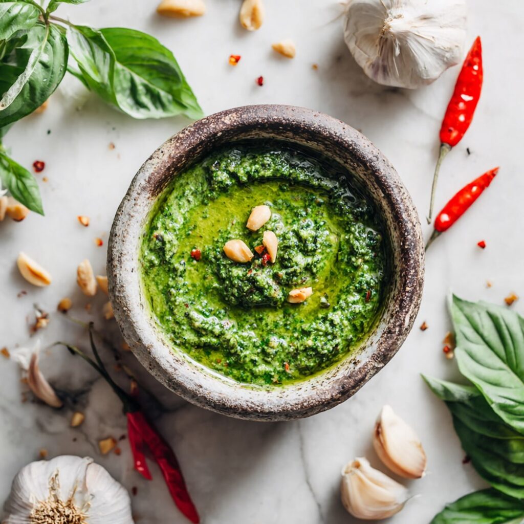 thai basil pesto sauce