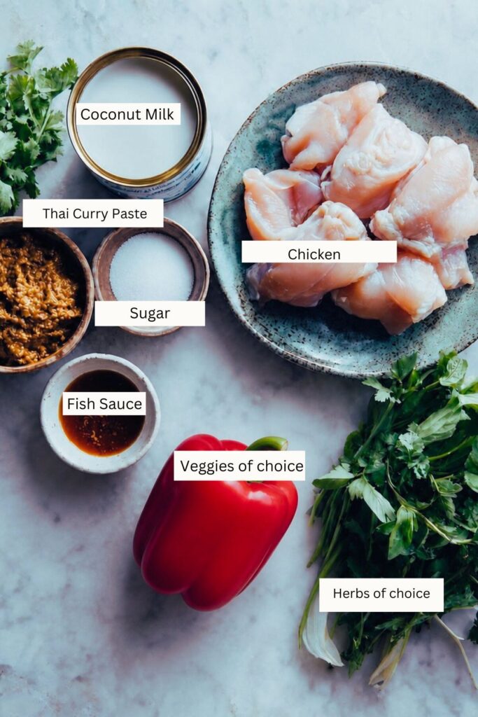 slow cooker chicken curry lay out-2