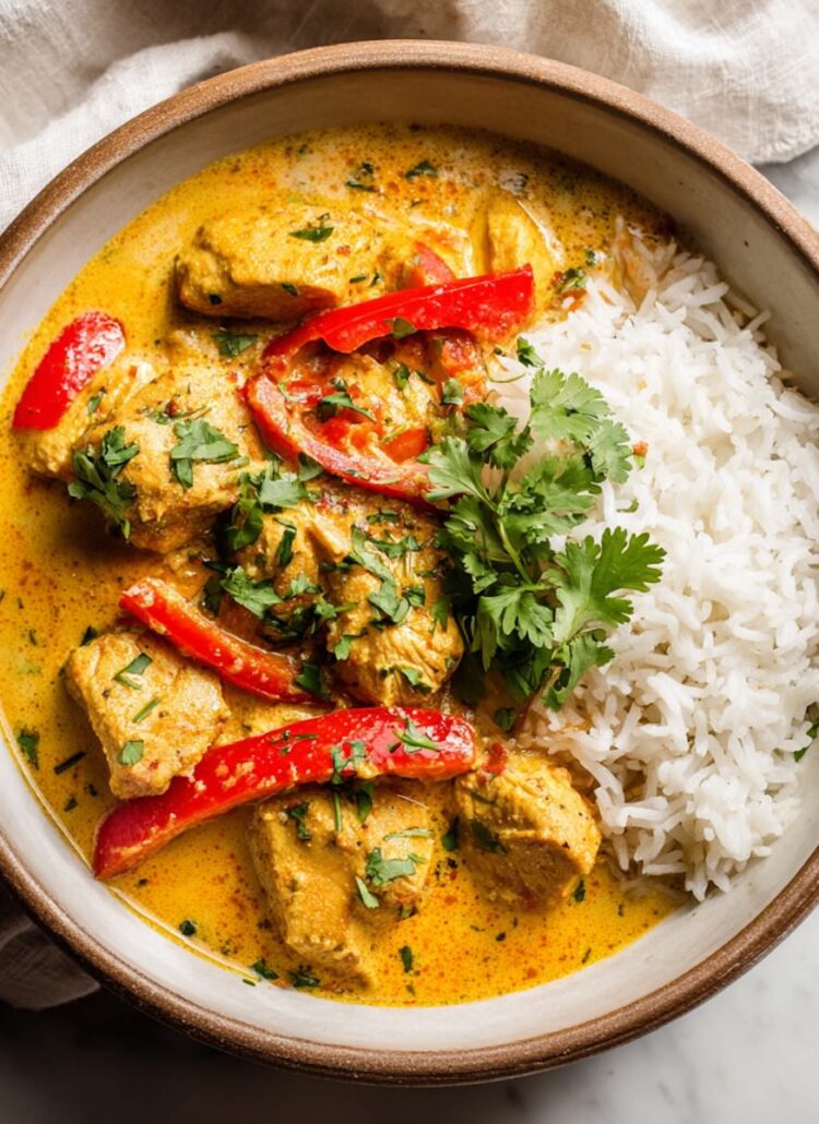 slow cooker chicken curry thai