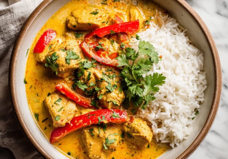 slow cooker chicken curry thai