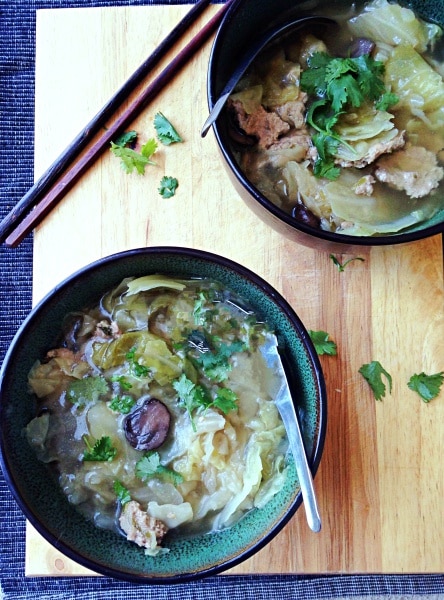 Thai Pork and Cabbage Soup Recipe