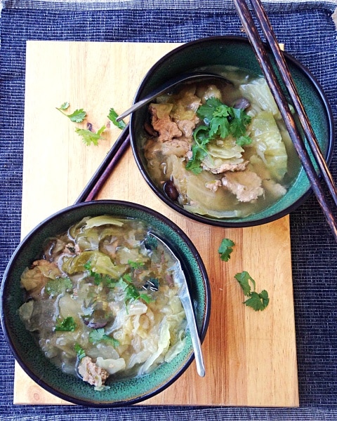 Thai Pork and Cabbage Soup Recipe