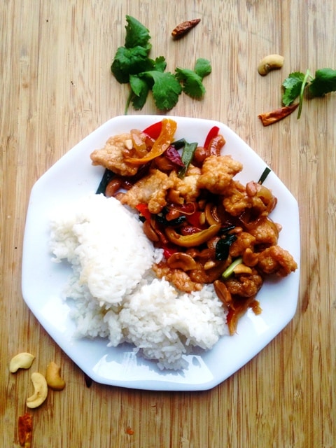 Thai Cashew Fried Chicken Stir-Fry