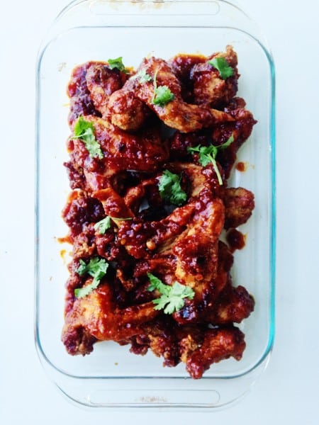 Thai-Style Korean Fried Chicken Recipe | Thai-Foodie: If you are craving soul food Thai-Korean style, you need to make Thai-Style Korean Fried Chicken tonight!! The twice fried chicken and epic sauce made of lip-smackin' honey, and spicy Gochujang will make all your worries float away! 