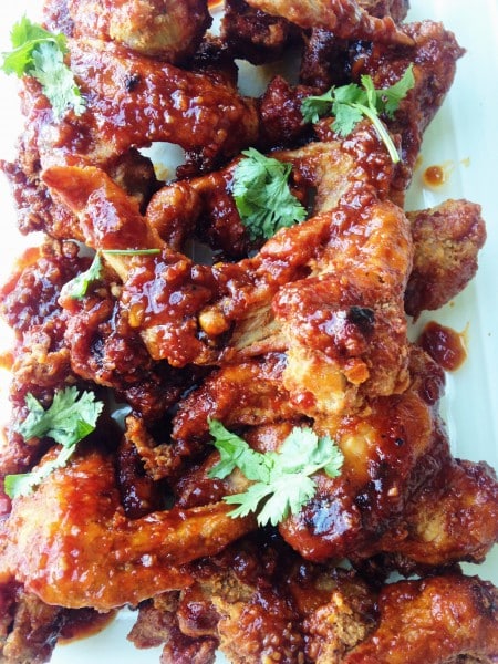 Thai-Style Korean Fried Chicken Recipe | Thai-Foodie: If you are craving soul food Thai-Korean style, you need to make Thai-Style Korean Fried Chicken tonight!! The twice fried chicken and epic sauce made of lip-smackin' honey, and spicy Gochujang will make all your worries float away! 