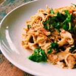 Thai Peanut Sauce Noodle Salad | Thai-foodie.com