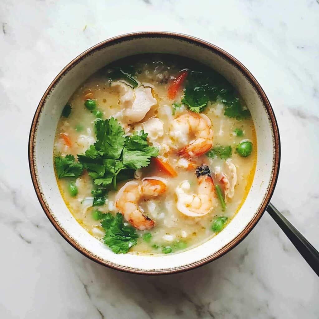 khao tom | thai rice soup