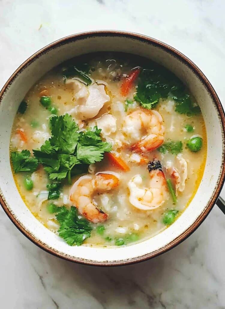 khao tom | thai rice soup