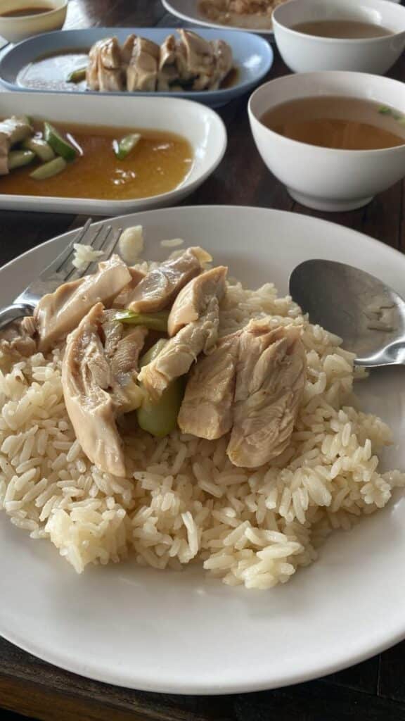 Thai-Style Hainanese Chicken and Rice aka Khao Man Gai