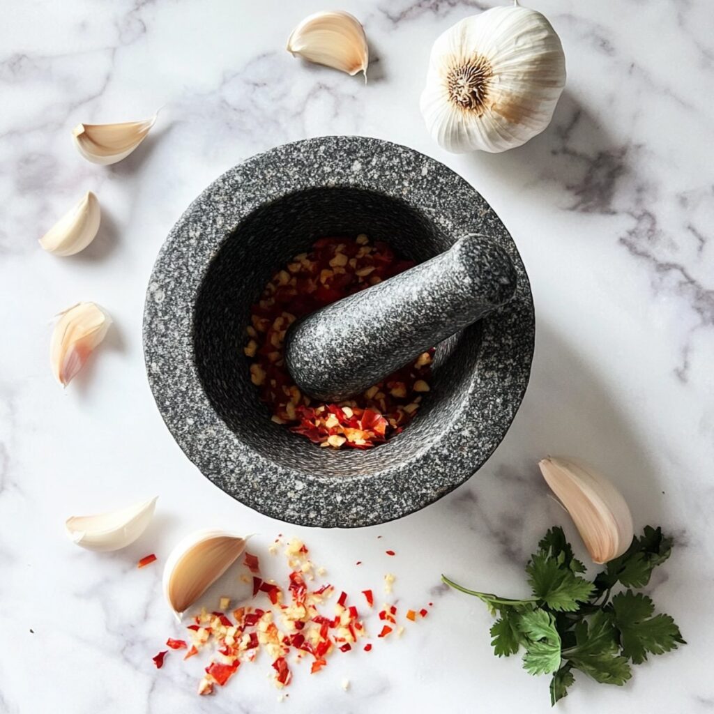 Thai garlic and chili paste | thai-foodie.com