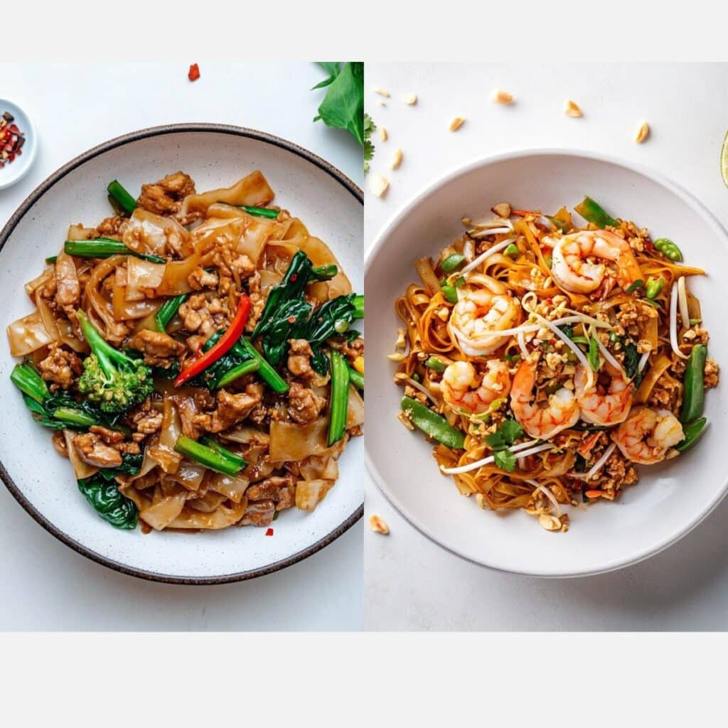 pad thai vs pad see ew