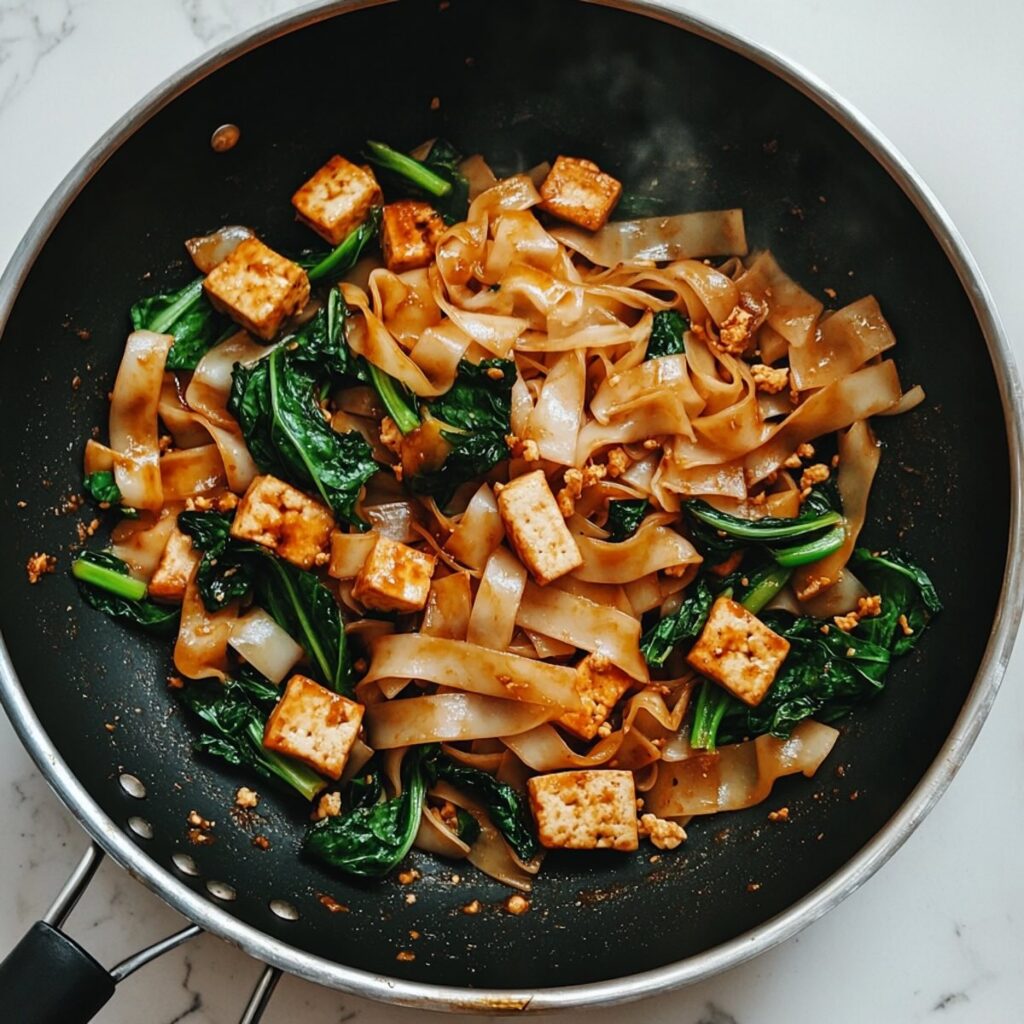 pad see ew vegan wok