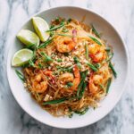 pad thai woon sen plate