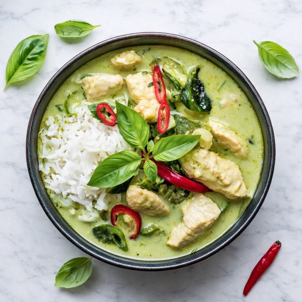 thai green curry chicken